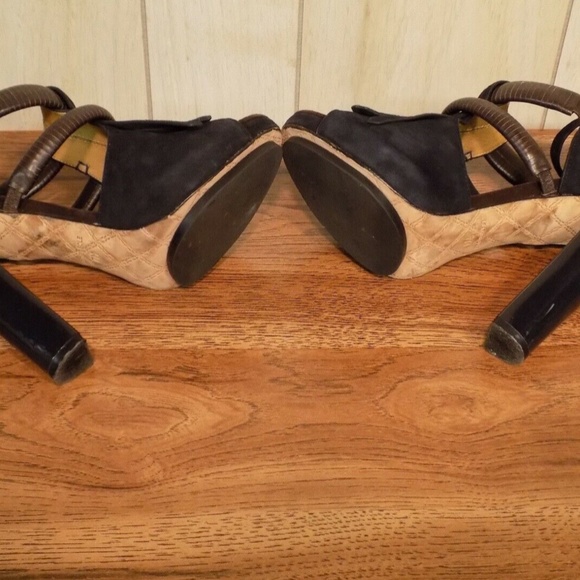 L.A.M.B. Hortensia High Ankle Strap Platform Sandal - Picture 6 of 6